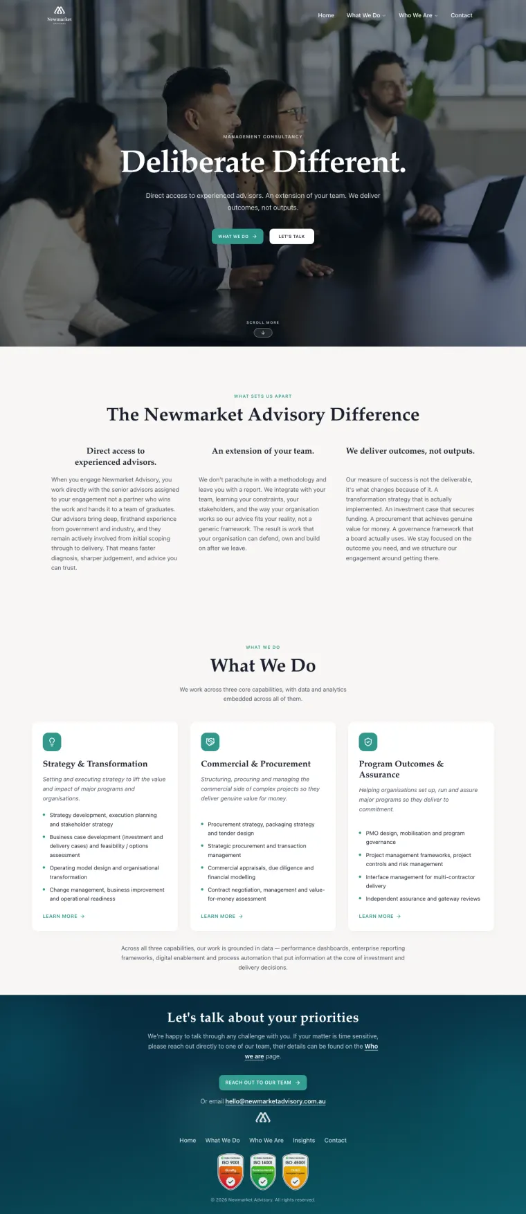 Newmarket Advisory — Education & Government Consultancy