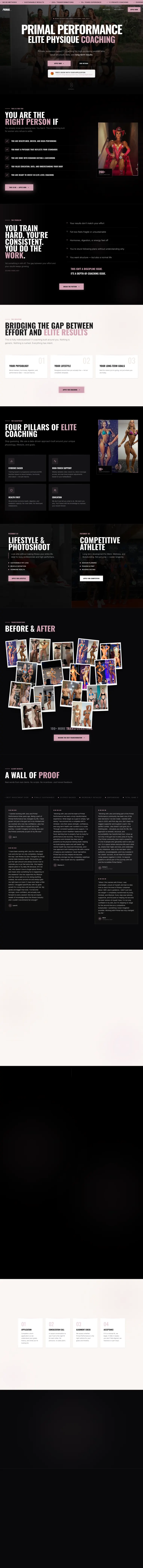Primal Performance — 1:1 Physique Coaching for Women