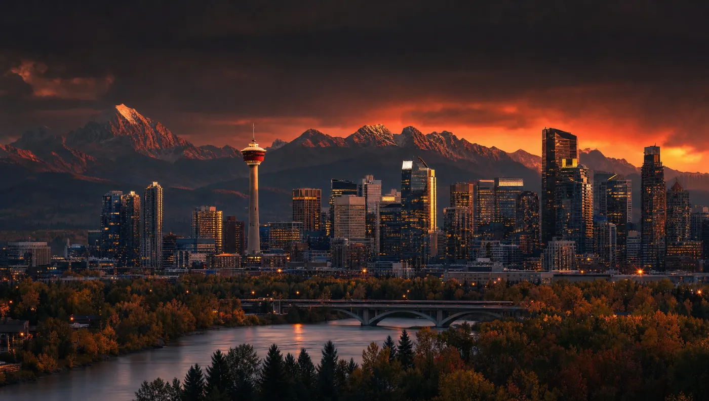 Calgary skyline — Ential AI
