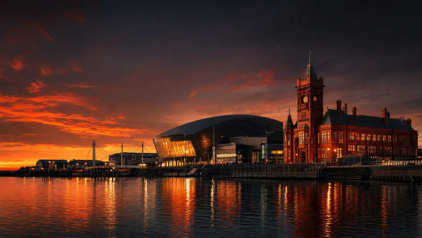 Cardiff skyline — Ential AI