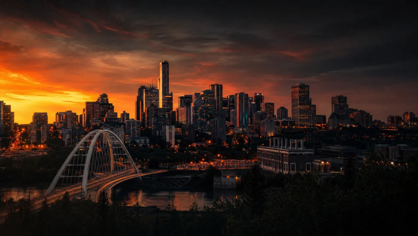Edmonton skyline — Ential AI