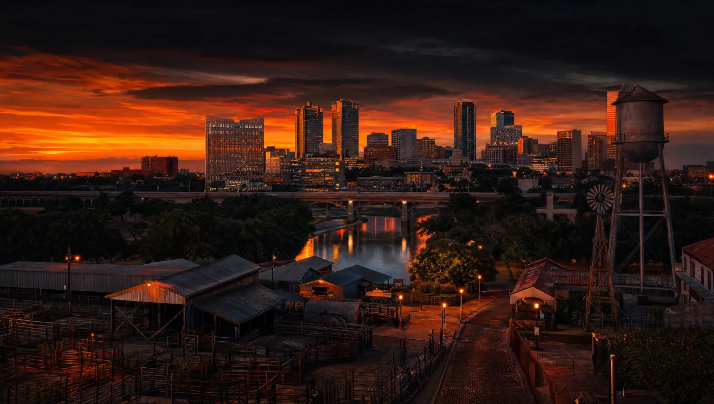 Fort Worth skyline — Ential AI