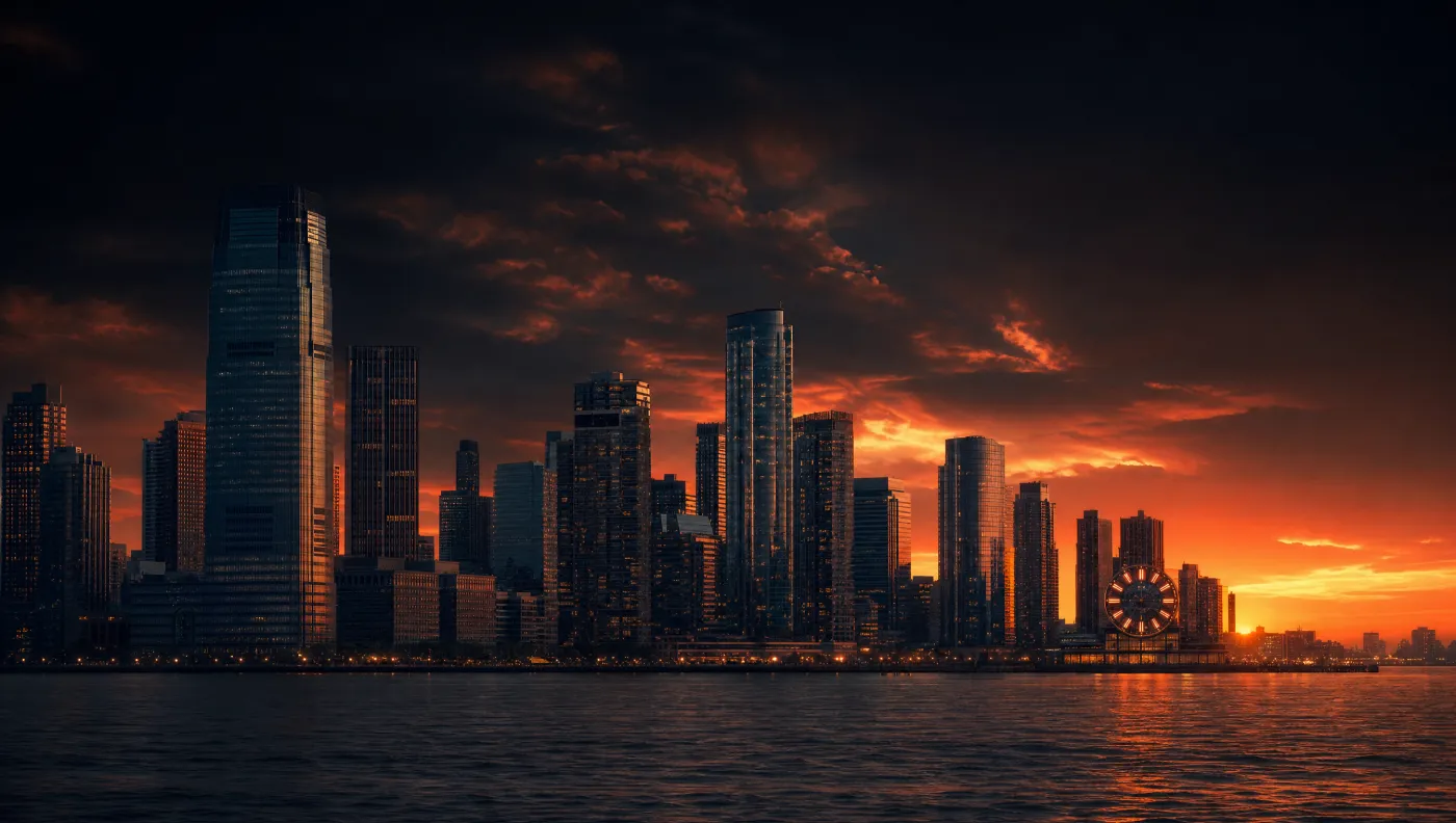 Jersey City skyline — Ential AI