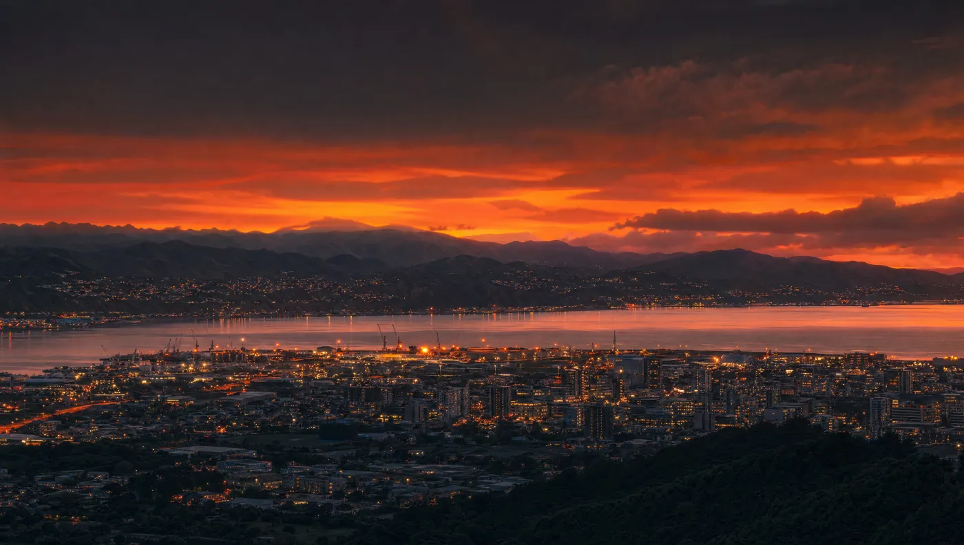 Lower Hutt skyline — Ential AI