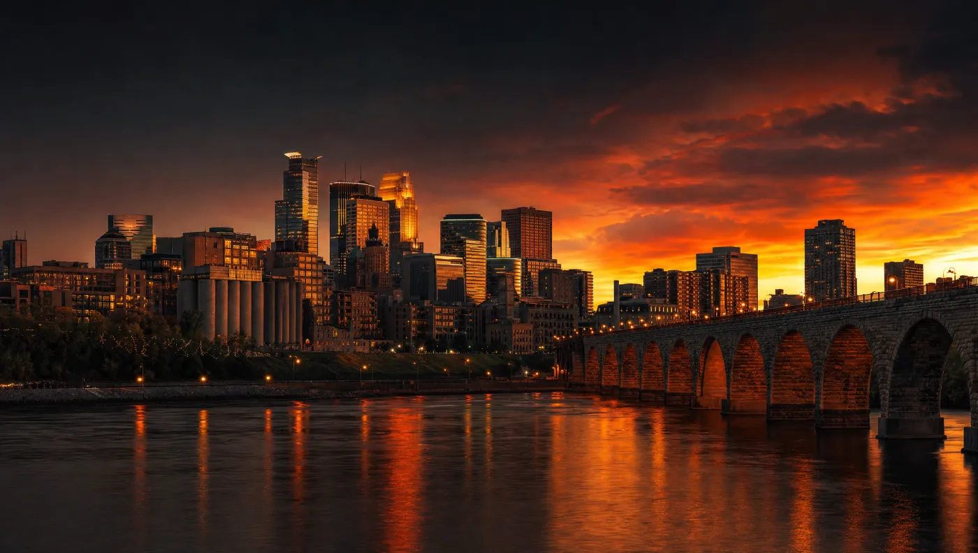Minneapolis skyline — Ential AI