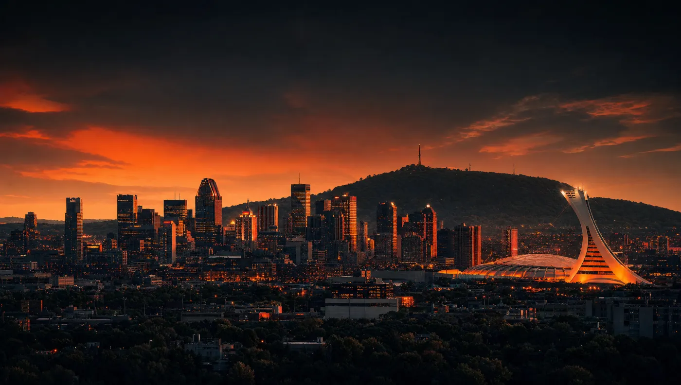 Montreal skyline — Ential AI
