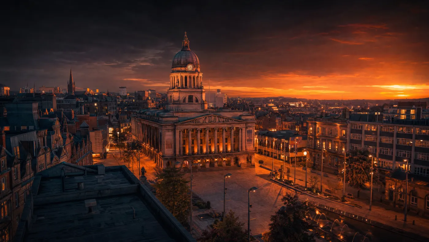Nottingham skyline — Ential AI