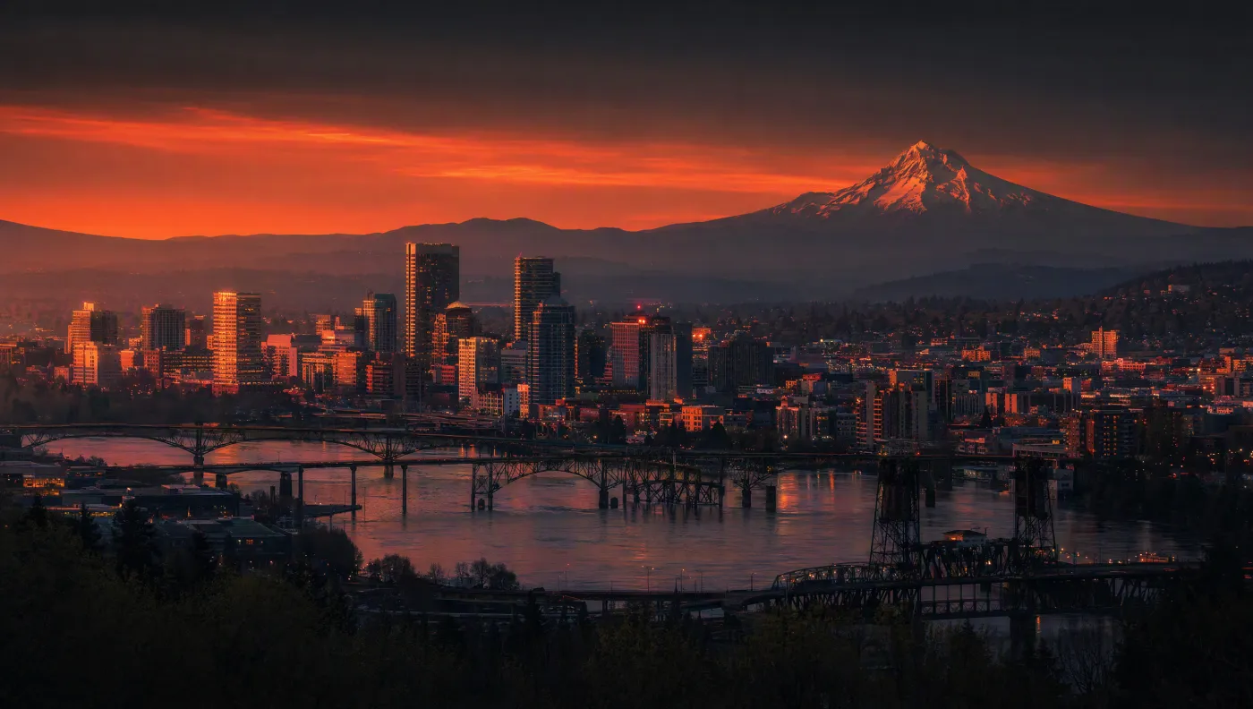 Portland skyline — Ential AI