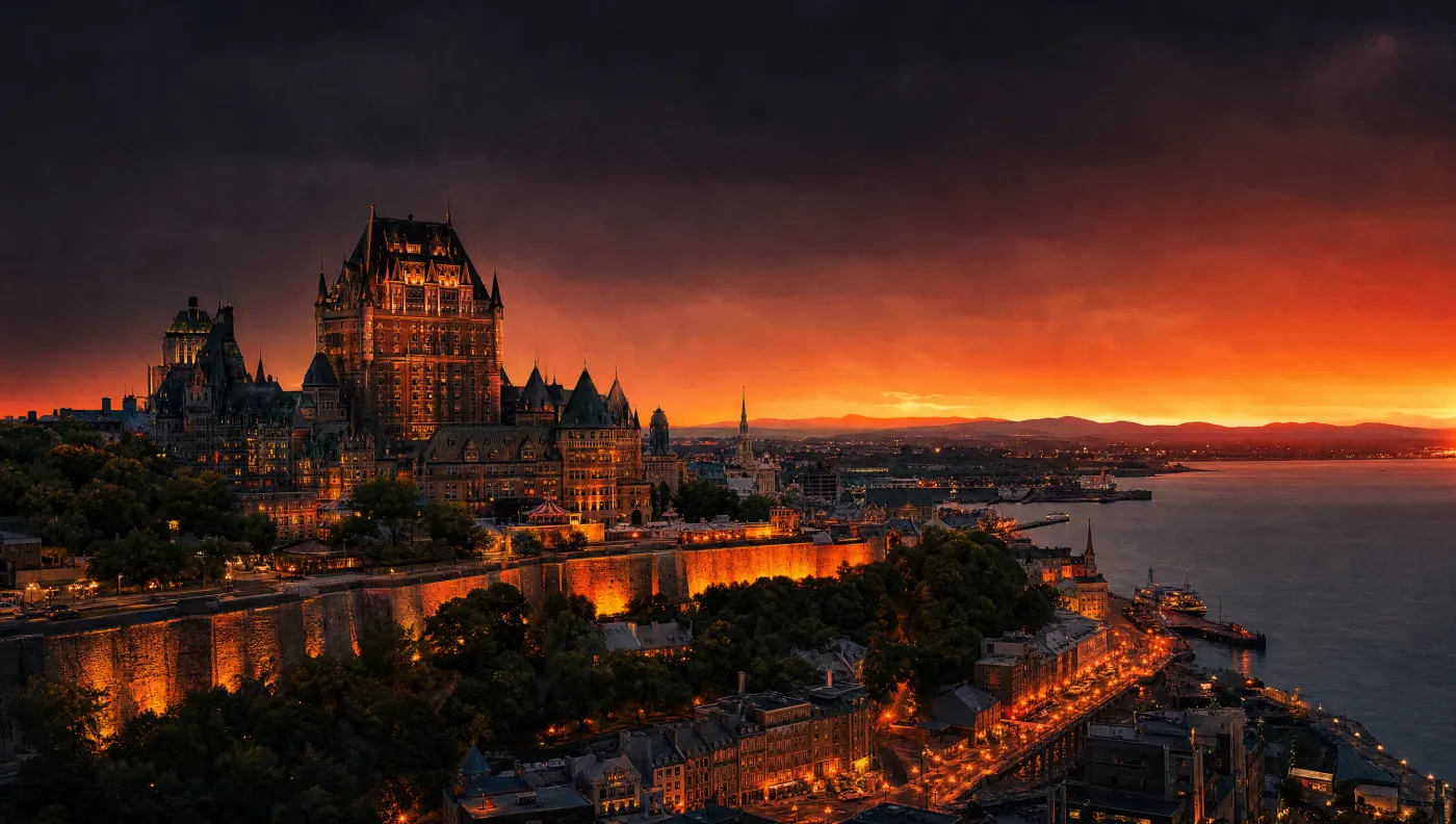 Quebec City skyline — Ential AI