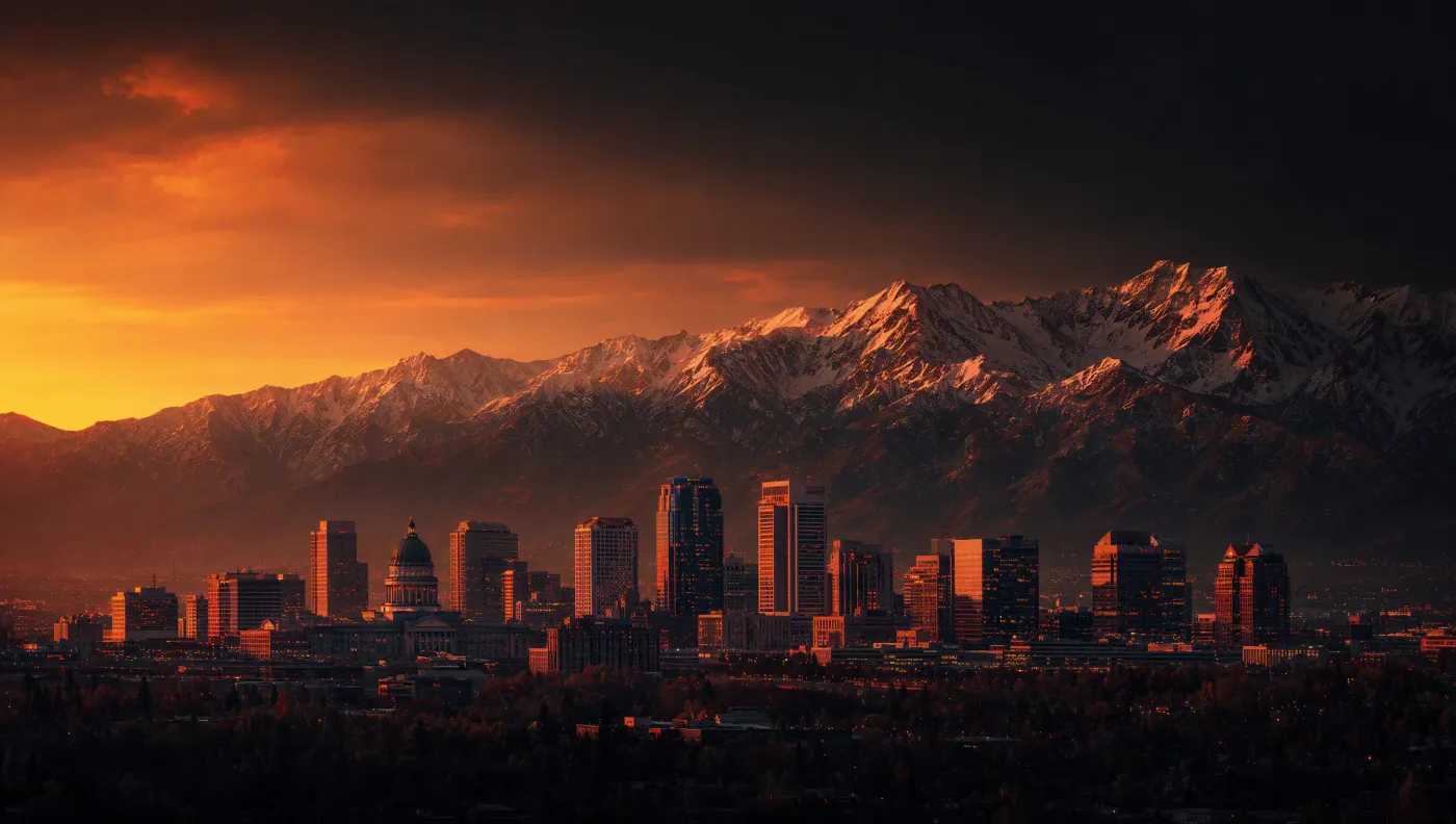 Salt Lake City skyline — Ential AI