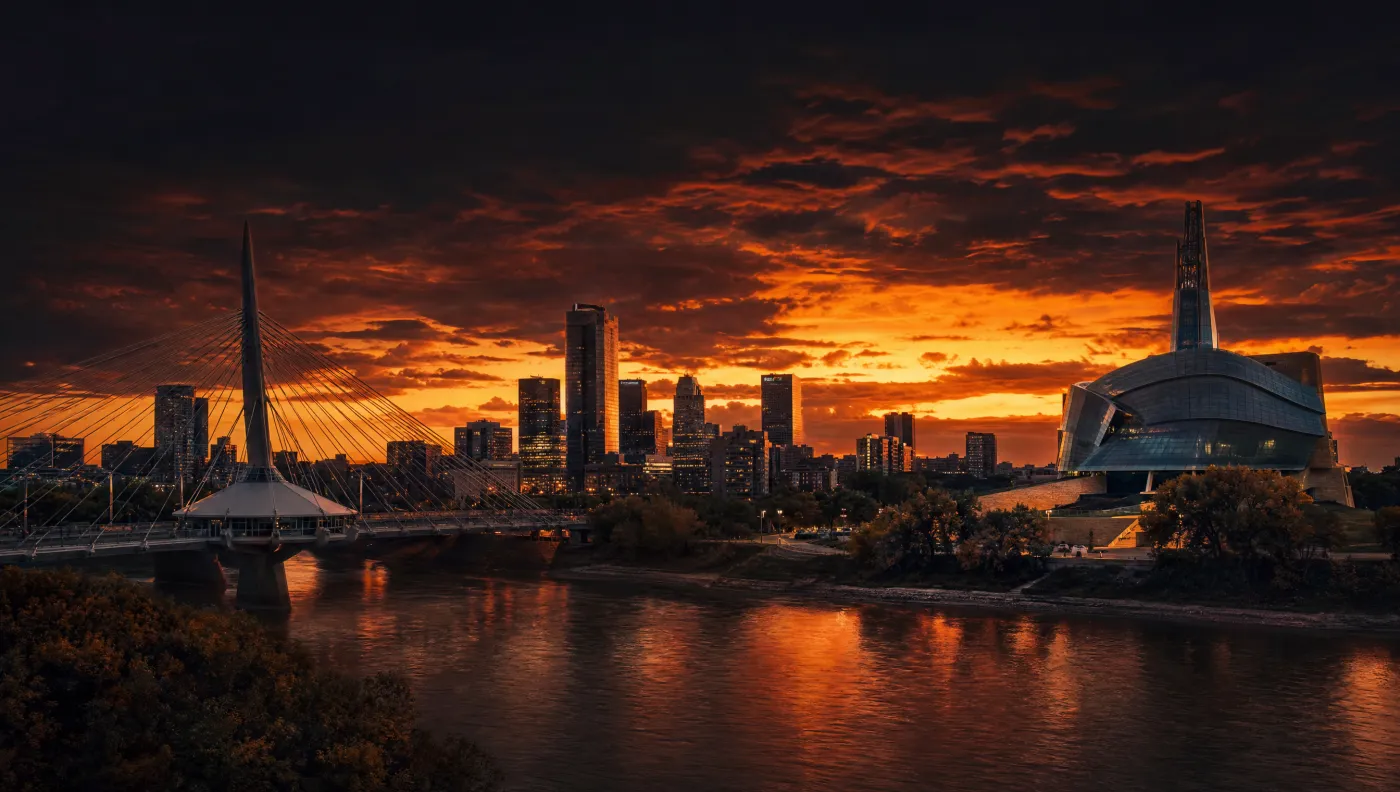 Winnipeg skyline — Ential AI