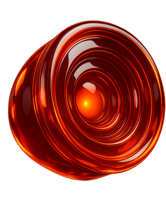 Molten ember icon: Lens